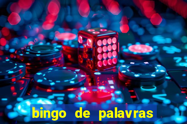 bingo de palavras cha de bebe